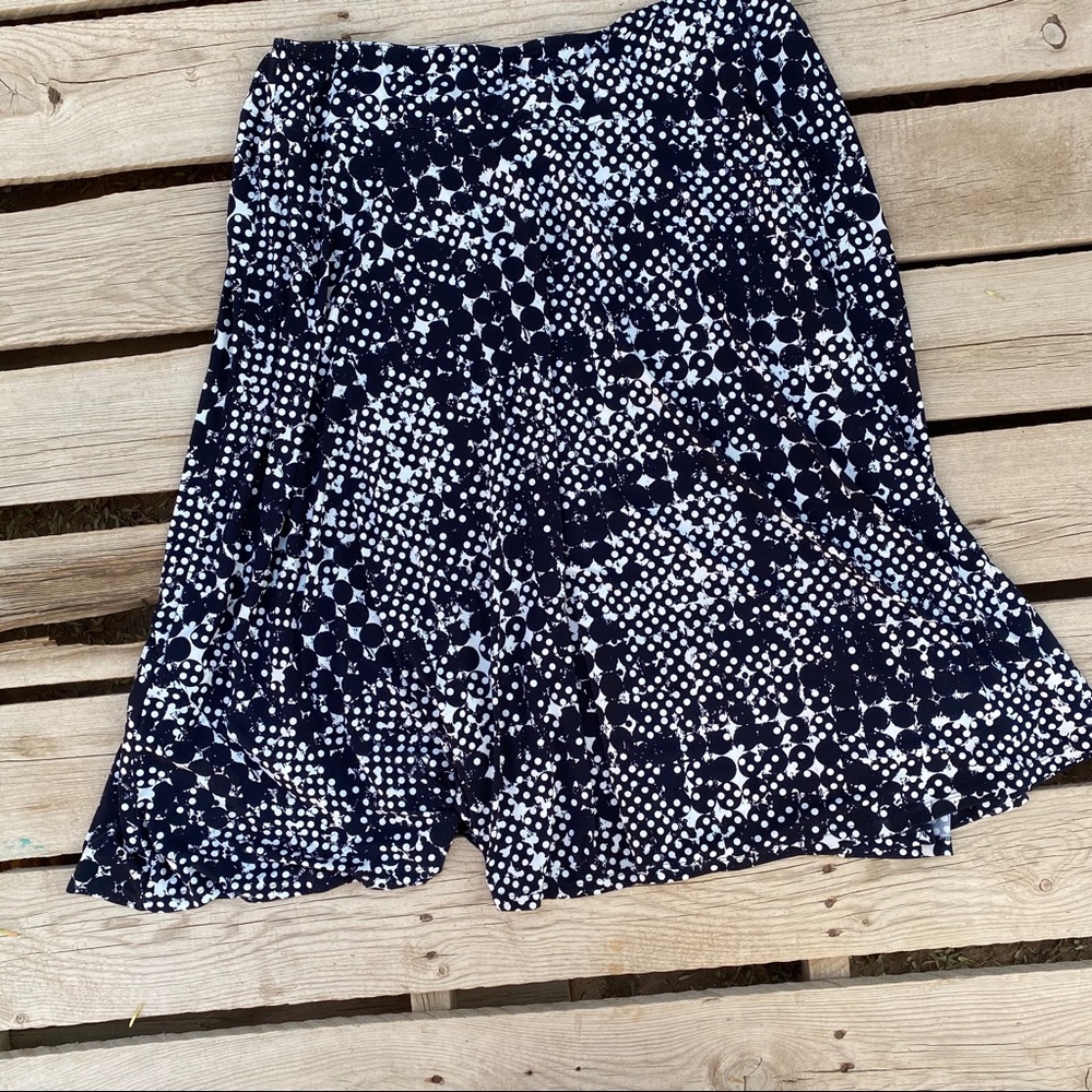 TanJay Women plus black/ white skirt 22W - Picture 2 of 4